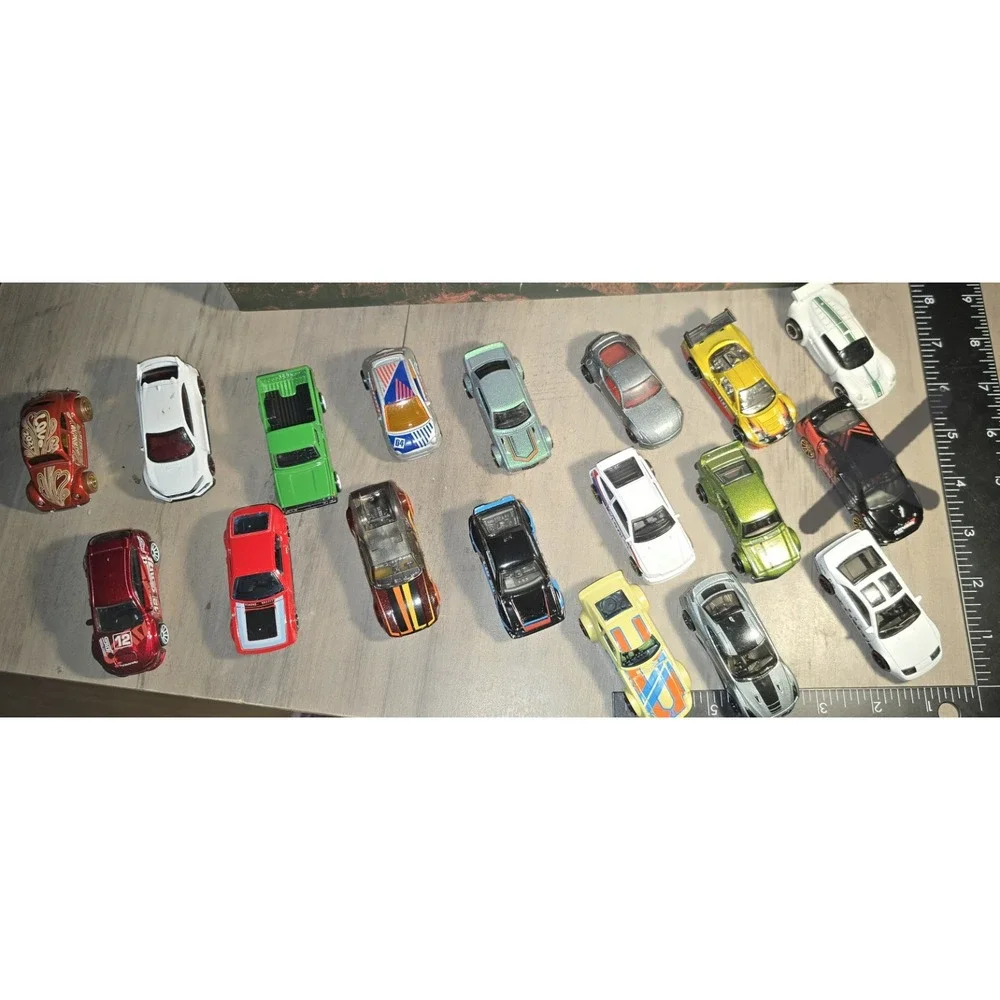 Hot Wheels LOT 16 Cars Trucks Vintage Honda Nissian Subaru Madza Toyota Loose HW